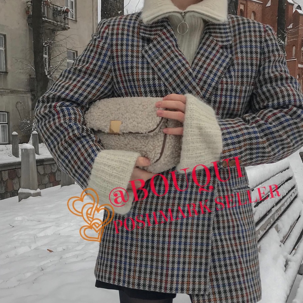 BLOGGERS FAV ZARA FLEECE SHOULDER BAG - Picture 7 of 14